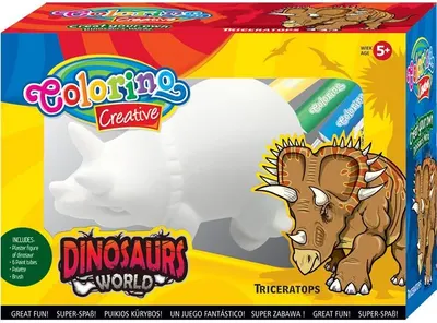 Set de colorat Colorino Creative - Triceratops