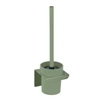 Perie de WC verde autoadezivă cu Turbo-Loc din plastic Lizan – Wenko