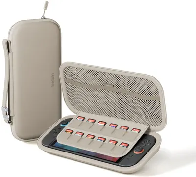 Husă Belkin - Gaming Travel Case, bej (Nintendo Switch 2)