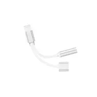 Adaptor Iphone 2 in1 incarcare si audio MIV