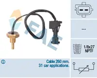 Senzor temperatura lichid racire (numar pini: 2, negru) potrivit SAAB 900 II, 9000 2.0-3.0 08.89-12.98