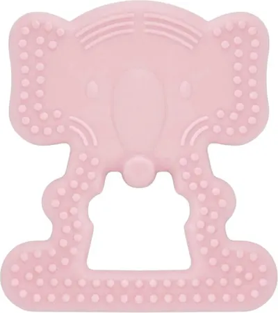 Inel gingival BabyJem - Elephant, Pink