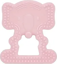 Inel gingival BabyJem - Elephant, Pink