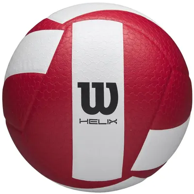 Minge de volei Wilson - Helix VB, mărimea 5, roșu/alb