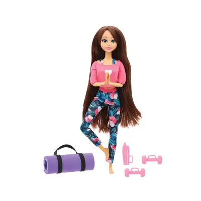 Papusa cu accesorii Dreameez Instructor Yoga
