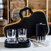 Set whisky in suport de chitara Who Cares