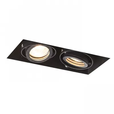 ELECTRA II negru 230V GU10 2x50W