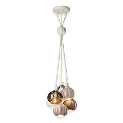 Lustra, lampa suspendata 6 LUCI GRAPPOLO DECO AFOXÉ FINISH - MIX C2656