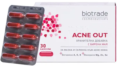 Biotrade Acne Out Supliment alimentar, 30 capsule