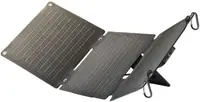 Încărcător solar Cellulalrline - 3 panouri, USB-A/C, 20W, negru