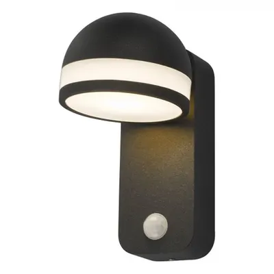 Aplica Tien Outdoor Wall Light Adjustable Head Anthracite Sensor IP65 LED