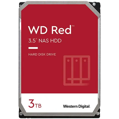 Hdd Nas Wd Red Plus (3.5'', 3tb, 128mb, 5400 Rpm, Sata 6gbps)
