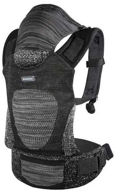 Cangur KikkaBoo - Hoody Fly knit, Black