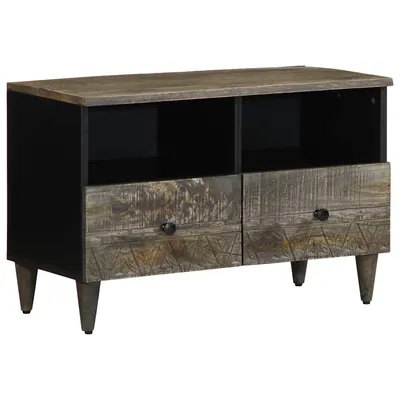 Gossi dulap tv gri deschis 70x33,5x46 cm lemn masiv mango