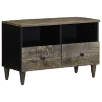 Gossi dulap tv gri deschis 70x33,5x46 cm lemn masiv mango