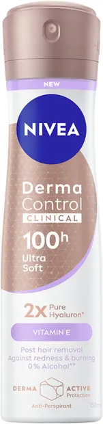 Spray deodorant Nivea Derma Control - Clinical Ultra Soft, 150 ml