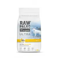 Hrana uscata pentru caini Raw Paleo Ultra Medium Large Adult cu curcan 10 kg