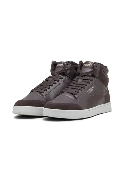 Ghete barbati Puma Shuffle Mid Fur, Gri