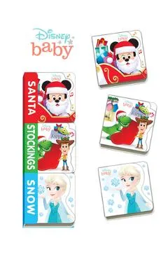 Disney Baby Santa, Stockings, Snow