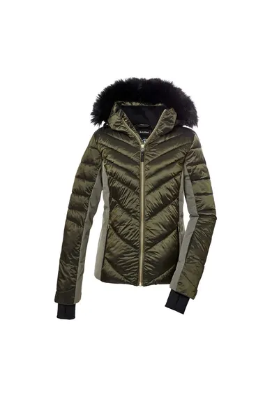 Jacheta KSW 104 Wmn Ski Jckt - Verde masliniu