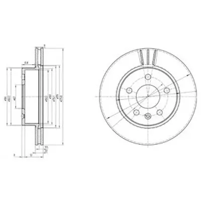 Disc frana DELPHI BG3296
