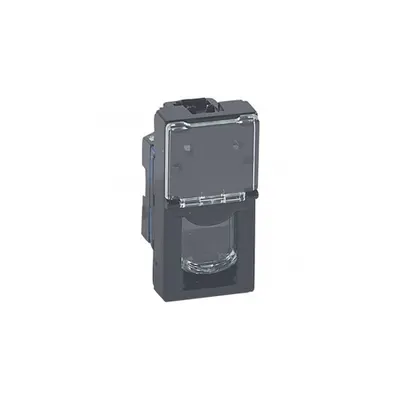 RJ 45 priza Mosaic - category 6 UTP - 1 module - pentru negru Edition trunking