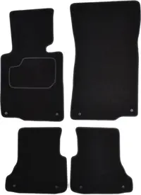 Covorase auto (set, velur, 4 bucati, culoare negru) BMW Seria 3 (E46) intre 2000-2007