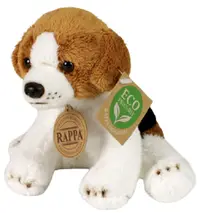 Jucărie de pluș Rappa Eco Friends - Cățeluș, 15 cm