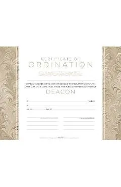 Deacon Ordination Flat Certificate (Pkg 6)