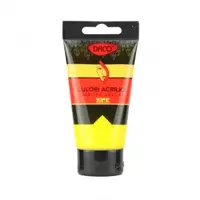 Culori acril 75 ml DACO, galben mediu