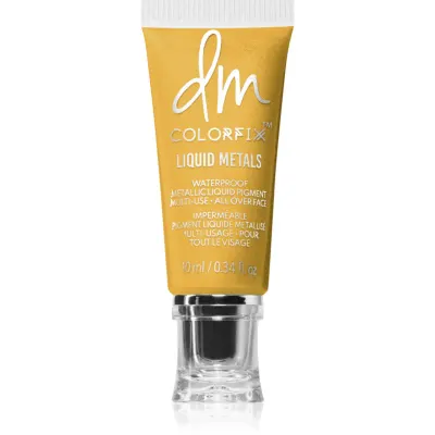 Danessa Myricks Beauty Colorfix Liquid Metals machiaj multifuncțional pentru ochi, buze și față culoare 24K 10 ml
