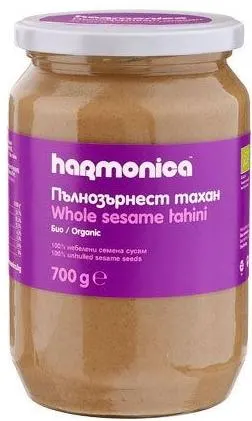 Tahini integral bio din susan, 700 g, Harmonica
