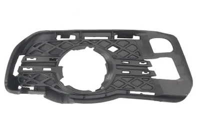 Grila bara fata Dreapta cu loc linii, cu locas proiector, plastic, negru potrivit MERCEDES C T-MODEL S204, C W204 2007-2014 2007-2011