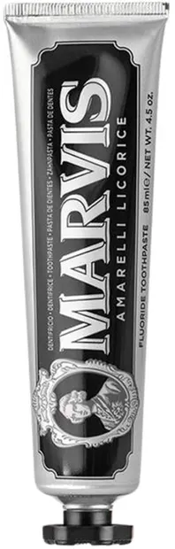 Marvis Pastă de dinţi Amarelli Licorice Mint, 85 ml