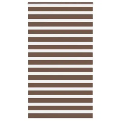 Gossi jaluzea tip zebra maro latime tesatura 120,9 cm poliester
