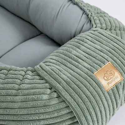 Cuib pentru bebelusi MeowBaby aesthetic color olive green