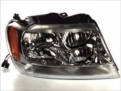 Far dreapta (HB3 HB4, electric, fundal cromat, fundal galben) JEEP CHEROKEE 2000-2008