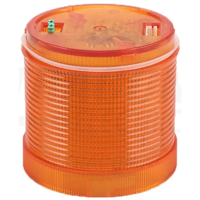Coloană de semnalizare luminoasă , cilindru galbenn24V AC/DC, IP65