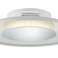 Lampa tavan Worcester Small Flush White & Polished Chrome LED