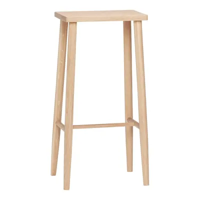 Scaun de bar în culoare naturală din lemn de stejar (înălțime șezut 72 cm) Folk – Hübsch