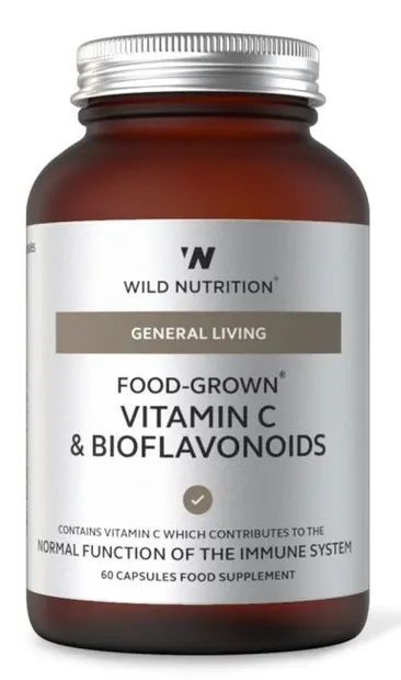 Food-Grown Vitamin C & Bioflavonoids, 60 capsule, Wild Nutrition