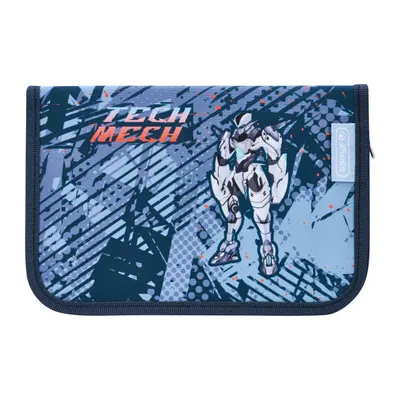 Penar echipat 31 piese, 2 clape, 14x20.3x3.5 cm, motiv Cosmic Techmech, Herlitz
