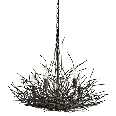 Corp de iluminat suspendat, lustra Organique 5 Light Chandelier