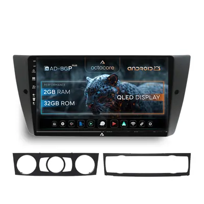 Navigatie BMW Seria 3 E90, E91, E92, Android, P-Octacore 2GB RAM + 32GB ROM, 9 Inch - AD-BGP9002+AD-BGRKIT391