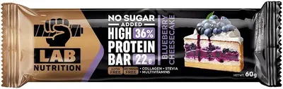 High Protein Bar, Blueberry Cheesecake, 60 g, Lab Nutrition