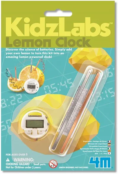 Set de știință 4M Kidz Labs - Ceas de lamaie
