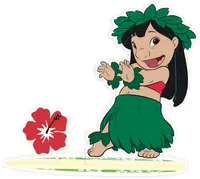 Figură acrilică ABYstyle Disney: Lilo & Stitch - Lilo, 9 cm