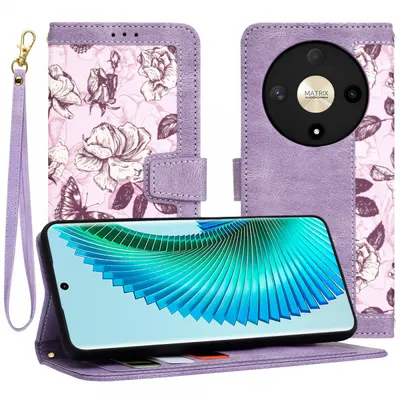 Husa pentru Honor Magic6 Lite, Techsuit, FlipCraft, Mov