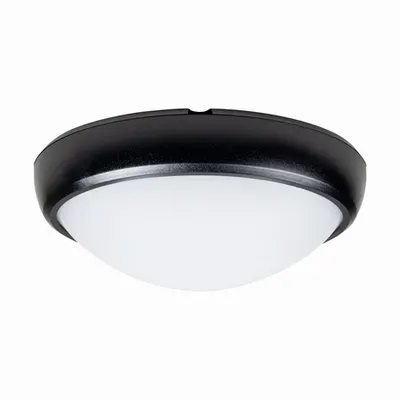 Lampa BAT LED Ovala 12W IP65 Negru