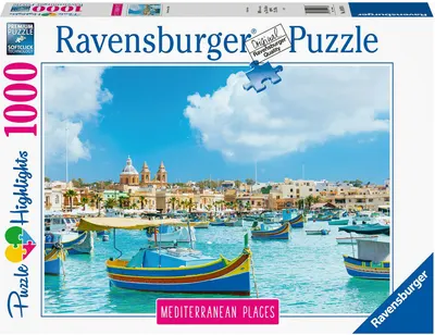 Puzzle Ravensburger din 1000 de piese - Mediterranean Malta